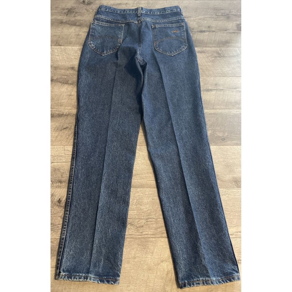 Vintage Chic Jeans High Waist Mom Womens 16 Tall Relaxed Fit Tapered Leg
